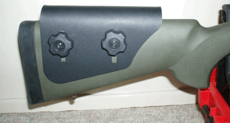 ADJUSTABLE CHEEK RISER WITH ADJUSTMENT KNOBS